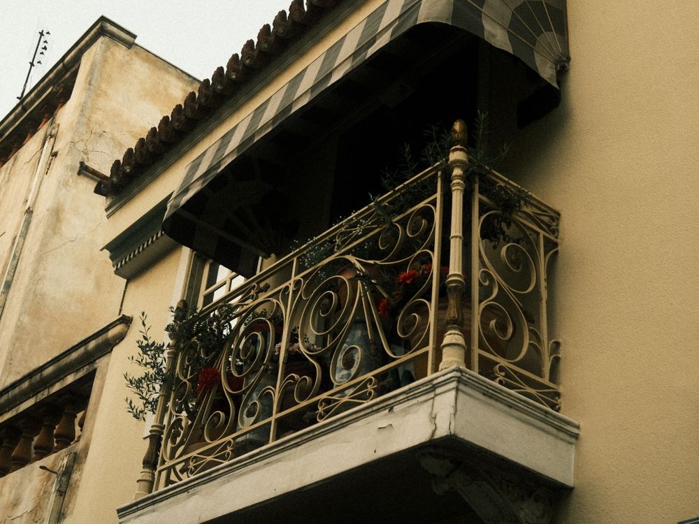 Balustrada de balcon din fier forjat
